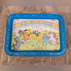 My Little Pony Metal TV Tray Good Condition